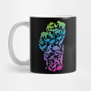 Lake Tahoe Creatures - Green-Blue-Purple Mug